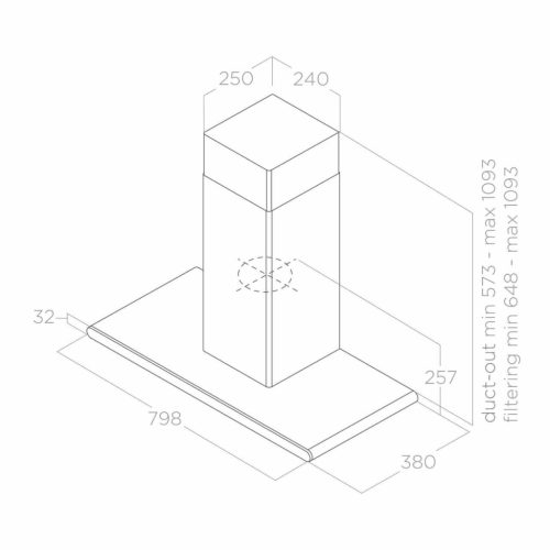 Elica - Páraelszívó GALAXY BLIX/A/80