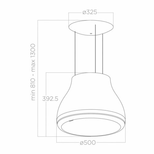 Elica - Páraelszívó SHINING PELTROX/F/50