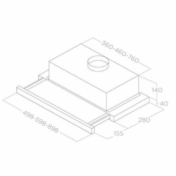 Elica - Páraelszívó SLIMMY STD GRIX/A/60
