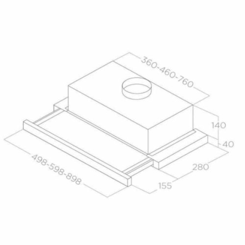 Elica - Páraelszívó SLIMMY STD WH/A/60