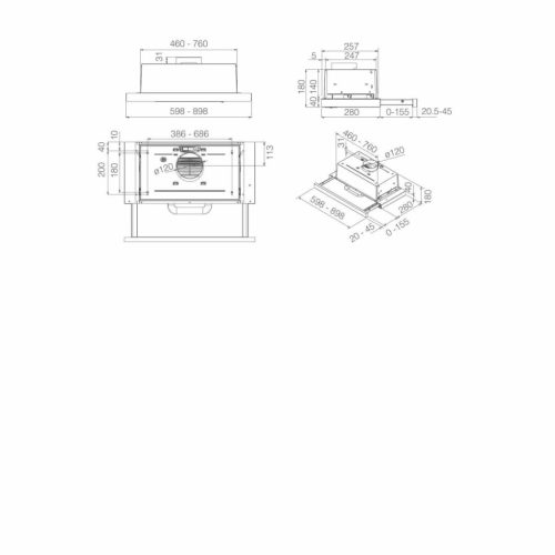 Elica - Páraelszívó ELITE 14 PLUS IX/A/60