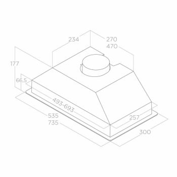 Elica - Páraelszívó ERA C IX/A/72 inox