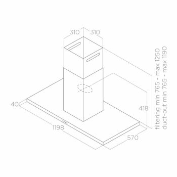 Elica - Páraelszívó THIN IX/A/60