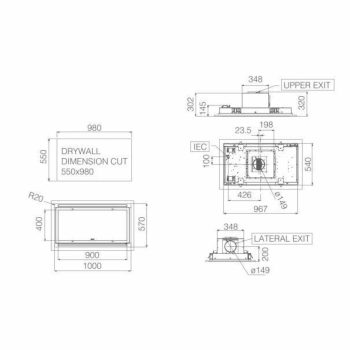 Elica - Páraelszívó HILIGHT GLASS H30 WH/A/100