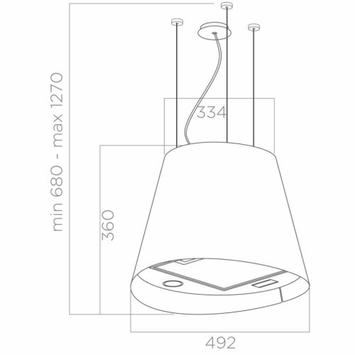 Elica - Páraelszívó JUNO URBAN ZINC/F/50