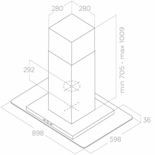 Elica - Páraelszívó TRIBE A ISLAND IX/A (60413405)
