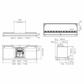 Elica - Páraelszívó BOXIN NO DRIP IX/A/120 inox