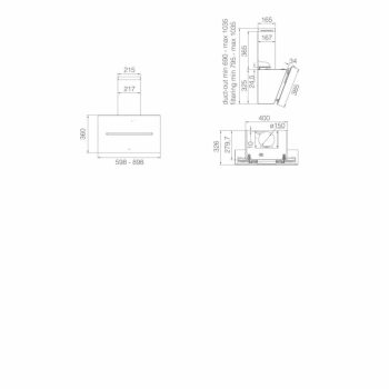 Elica - Páraelszívó SHY-S WH/A/60