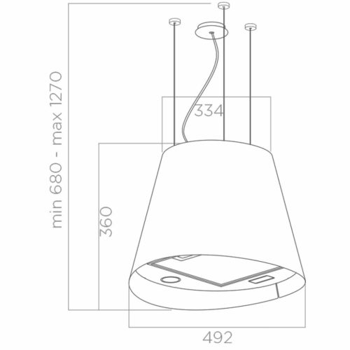 Elica - Páraelszívó JUNO S WH/F/50