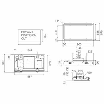 Elica - Páraelszívó HILIGHT-X H16 WH/A/100