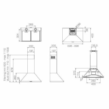 Elica - Páraelszívó TAMAYA RAIL CRBR/A/90