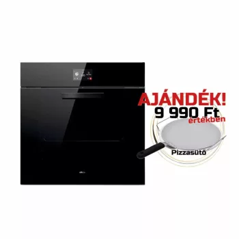   ELICA - Beépíthető sütő VIRTUS MULTI 60 TFT PYRO BL + Ajándék Pizzaszett