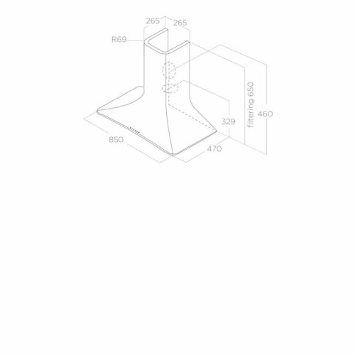 Elica - Páraelszívó SWEET GREEN/F/85