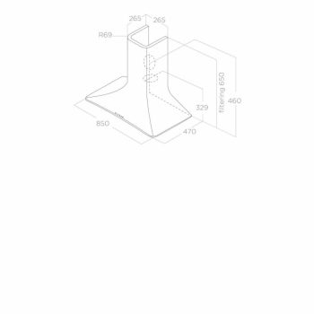 Elica - Páraelszívó SWEET EMBRACE/F/85