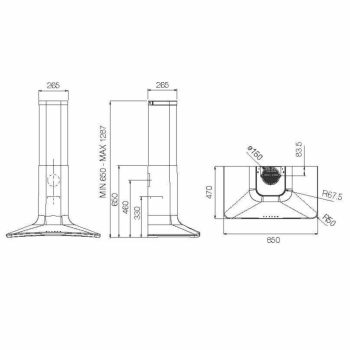 Elica - Páraelszívó SWEET PEACH FUZZ/A/85+CAM