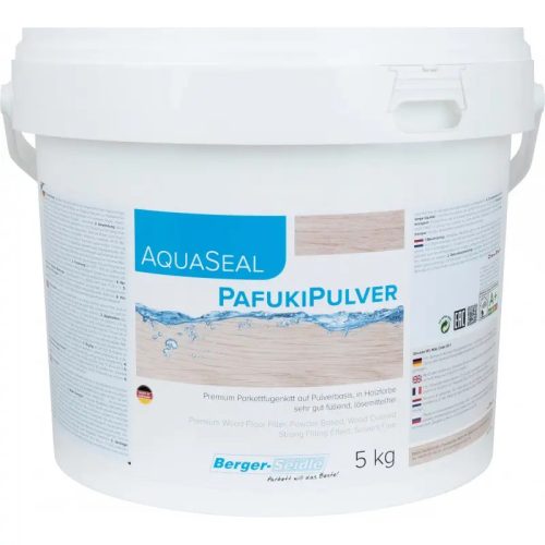 AquaSeal® PafukiPowder COLOR - Fugatömítő por - 5kg, Azobe, Tikfa (Azobe,Teak)