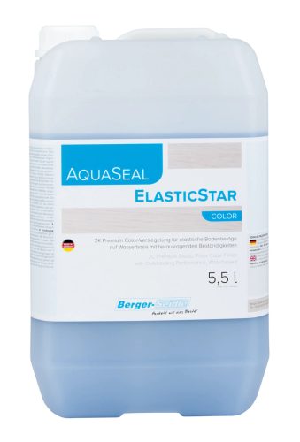AquaSeal ElasticStar Color - Kétkomponensű színes elasztikus lakk pvc padló lakkozására - 5.5Liter, matt