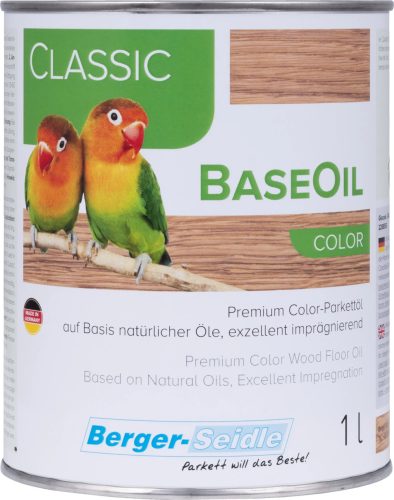 Classic BaseOil Color - Színes fapadló olaj - Paletta 63 x 5 Liter, Zementgrau / Cement Grey
