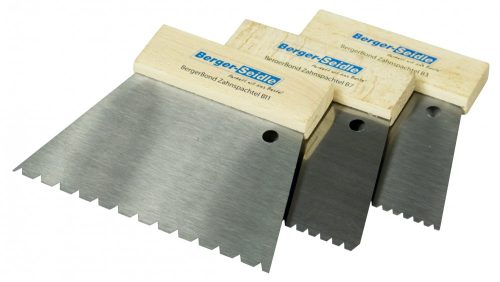 BergerTool Zahnspachtel - Fogazott kenőlemez, A2 (10db)