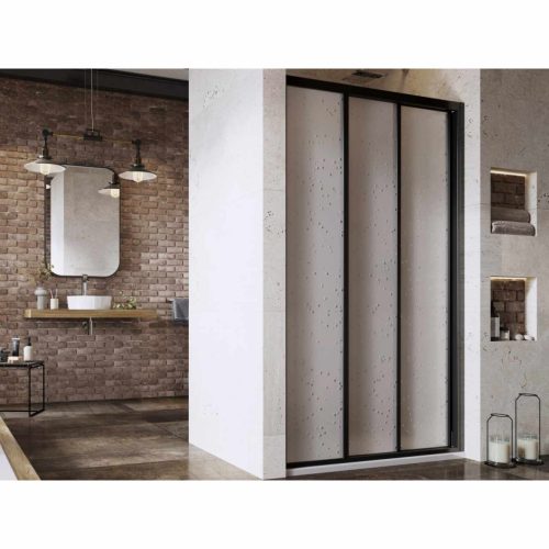 Supernova ASDP3-90 zuhanyajtó 198 fekete+pearl