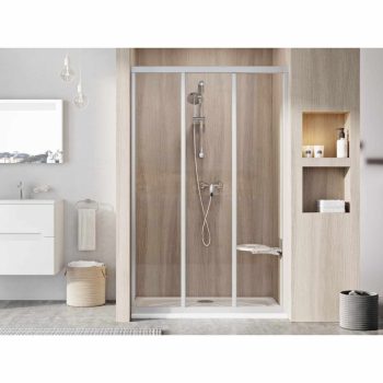 Supernova ASDP3-100 zuhanyajtó 198 szatén+transparent