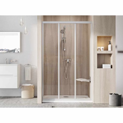 Supernova ASDP3-110 zuhanyajtó 198 szatén+transparent