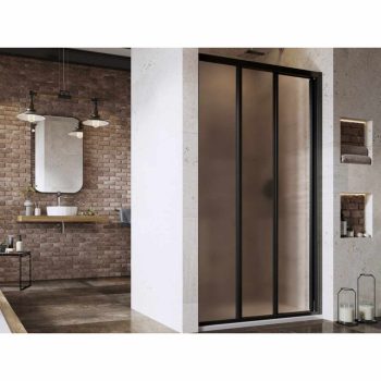 Supernova ASDP3-120 zuhanyajtó 198 fekete+grape