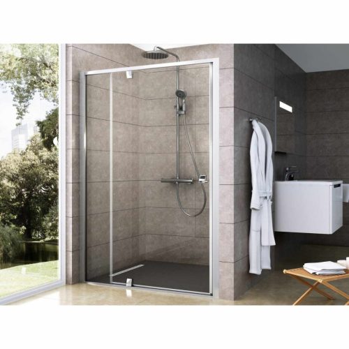 Pivot PDOP2-100 zuhanyajtó szatén+transparent