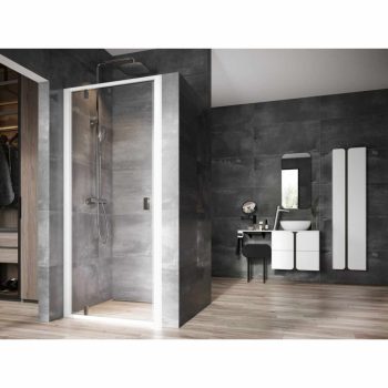 Nexty NDOP1-90 zuhanyajtó fehér+transparent