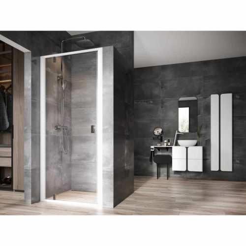 Nexty NDOP1-90 zuhanyajtó fehér+transparent