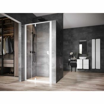 Nexty NDOP2-110 zuhanyajtó fehér+transparent