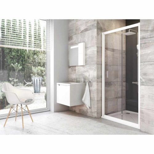 Blix BLDP2 100 zuhanyajtó fehér+transparent