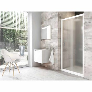 Blix BLDP2-110 zuhanyajtó fehér+grape