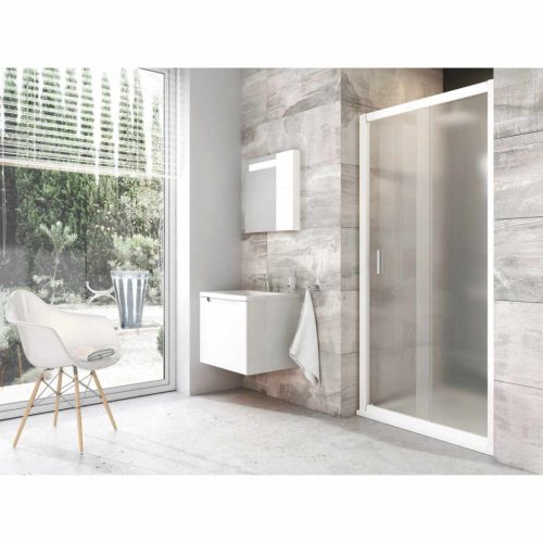 Blix BLDP2-110 zuhanyajtó fehér+grape