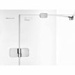 Brilliant BSD2 80 A-jobb zuhanyajtó króm+transparent, (790-805)