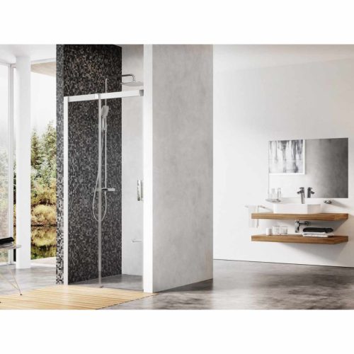 Matrix MSD2-110 zuhanyajtó bal szatén+transparent