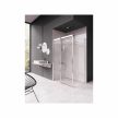 Matrix MSDPS 120x90 zuhanykabin bal krómhatású+transparent