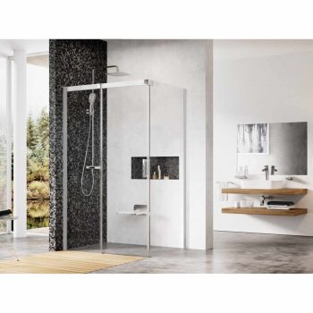 Matrix MSDPS 120x90 zuhanykabin bal szatén+transparent