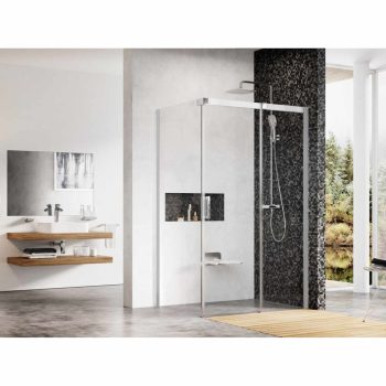Matrix MSDPS 120x80 zuhanykabin jobb szatén+transparent