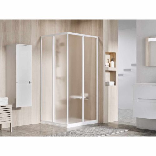 Supernova SRV2+SRV2 90x90 195 S zuhanykabin fehér+grape