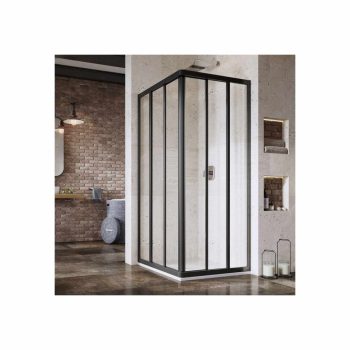 Supernova ASRV3-90 zuhanykabin-198 fekete+transparent