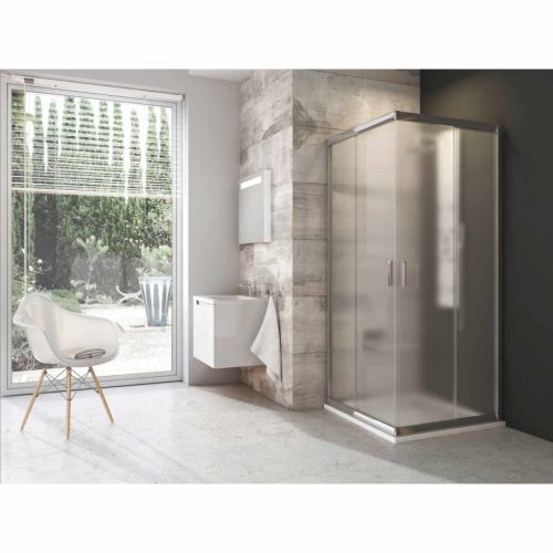 Blix BLRV2 90x90 zuhanykabin krómhatású+grape