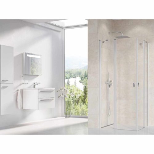 Chrome CRV2-120 zuhanykabin (szatén+transparent)