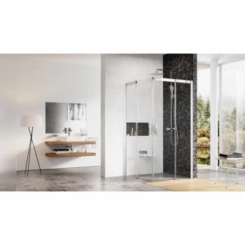 Matrix MSRV4-90x90 zuhanykabin szatén+transparent