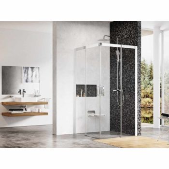 Matrix MSRV4-100x100 zuhanykabin fehér+transparent