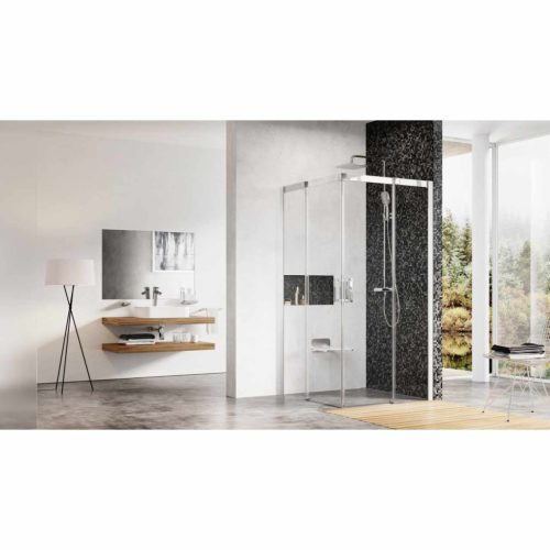 Matrix MSRV4-100x100 zuhanykabin szatén+transparent