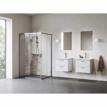 Blix II NBLRV2K 90 zuhanykabin krómhatású+transparent