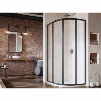 Supernova SKCP4 90x90 195 zuhanykabin fekete+transparent