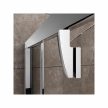 Pivot PSKK3 80x80 zuhanykabin fekete+transparent