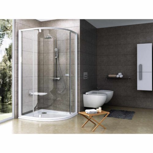 Pivot PSKK3 100x100 zuhanykabin fehér+transparent *